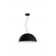 Sandy Black & Inner Matt White Metal LED E27 3x12 Watt 100-240Volt IP20 bulb excluded D: 70 H: 240 cm 
