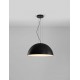 Sandy Black & Inner Matt White Metal LED E27 3x12 Watt 100-240Volt IP20 bulb excluded D: 70 H: 240 cm 
