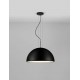 Sandy Black & Inner Matt White Metal LED E27 3x12Watt 100-240Volt IP20 bulb excluded D: 60 H: 240 cm 