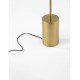 Brass Gold Metal LED 17Watt 220-240Volt 929Lm 3000K IP20 D: 20 H: 135 cm 