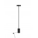 Sandy Black Metal & Gold Top LED 17Watt 220-240Volt 929Lm 3000K IP20 D: 20 H: 135 cm 