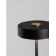 Sandy Black Metal & Gold Top LED 17Watt 220-240Volt 929Lm 3000K IP20 D: 20 H: 135 cm 