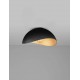 Sandy Black & Inner Gold Metal LED E27 1x12Watt 100-240Volt IP20 bulb excluded D: 40 H: 20 cm 