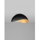 Sandy Black & Inner Gold Metal LED E27 1x12Watt 100-240Volt IP20 bulb excluded D: 40 H: 20 cm 