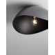 Sandy Black Metal LED E27 1x12Watt 100-240Volt IP20 bulb excluded D: 40 H: 20 cm 