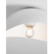 Sandy White Metal LED E27 1x12Watt 100-240Volt IP20 bulb excluded D: 30 H: 15 cm 