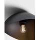 Sandy Black Metal LED E27 1x12Watt 100-240Volt IP20 bulb excluded D: 30 H: 15 cm 