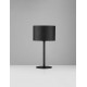 Sandy Black Metal & Fabric LED E27 1x12Watt 100-240Volt IP20 bulb excluded D: 30 H: 57,8 cm 