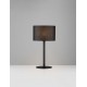 Sandy Black Metal & Fabric LED E27 1x12Watt 100-240Volt IP20 bulb excluded D: 30 H: 57,8 cm 