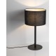 Sandy Black Metal & Fabric LED E27 1x12Watt 100-240Volt IP20 bulb excluded D: 30 H: 57,8 cm 