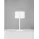 Sandy White Metal & Fabric LED E27 1x12Watt 100-240Volt IP20 bulb excluded D: 30 H: 57,8 cm 