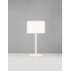 Sandy White Metal & Fabric LED E27 1x12Watt 100-240Volt IP20 bulb excluded D: 30 H: 57,8 cm 