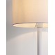 Sandy White Metal & Fabric LED E27 1x12Watt 100-240Volt IP20 bulb excluded D: 30 H: 57,8 cm 