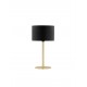 Brass Gold & Black Metal & Fabric LED E27 1x12Watt 100-240Volt IP20 bulb excluded D: 30 H: 57,8 cm 