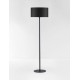 Sandy Black Metal & Fabric LED E27 1x12Watt 100-240Volt IP20 bulb excluded D: 45 H: 164,8 cm 