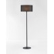 Sandy Black Metal & Fabric LED E27 1x12Watt 100-240Volt IP20 bulb excluded D: 45 H: 164,8 cm 