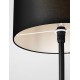 Sandy Black Metal & Fabric LED E27 1x12Watt 100-240Volt IP20 bulb excluded D: 45 H: 164,8 cm 