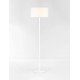 Sandy White Metal & Fabric LED E27 1x12Watt 100-240Volt IP20 bulb excluded D: 45 H: 164,8 cm 