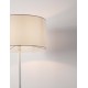 Sandy White Metal & Fabric LED E27 1x12Watt 100-240Volt IP20 bulb excluded D: 45 H: 164,8 cm 
