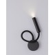 Sandy Black Aluminium LED 6 Watt 220-240Volt 453Lm 3000K Switch on/off IP44 L: 8.5 H: 56 cm 