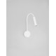 Sandy White Aluminium LED 6 Watt 220-240Volt 453Lm 3000K Switch on/off IP44 L: 8.5 H: 56 cm 