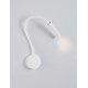 Sandy White Aluminium LED 6 Watt 220-240Volt 453Lm 3000K Switch on/off IP44 L: 8.5 H: 56 cm 