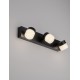 Sandy Black Aluminium & Acrylic LED 17 Watt 220-240Volt 1385Lm 3000K IP44 L: 38,5 W: 11,5 H: 7,5 cm 