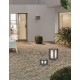Gray Sandstone & Acrylic LED E27 1x12 Watt Bulb Excluded 100-240 Volt IP65 L: 20 W: 20 H: 35 cm 