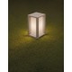 White Sandstone & Acrylic LED E27 1x12 Watt Bulb Excluded 100-240 Volt IP65 L: 20 W: 20 H: 35 cm 