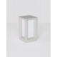White Sandstone & Acrylic LED E27 1x12 Watt Bulb Excluded 100-240 Volt IP65 L: 20 W: 20 H: 35 cm 