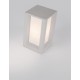 White Sandstone & Acrylic LED E27 1x12 Watt Bulb Excluded 100-240 Volt IP65 L: 20 W: 20 H: 35 cm 