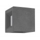Gray Sandstone & Acrylic LED E27 1x12 Watt Bulb Excluded 100-240 Volt IP65 L: 16 W: 16 H: 16 cm 