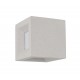 White Sandstone & Acrylic LED E27 1x12 Watt Bulb Excluded 100-240 Volt IP65 L: 16 W: 16 H: 16 cm 