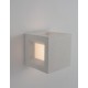 White Sandstone & Acrylic LED E27 1x12 Watt Bulb Excluded 100-240 Volt IP65 L: 16 W: 16 H: 16 cm 