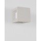 White Sandstone & Acrylic LED E27 1x12 Watt Bulb Excluded 100-240 Volt IP65 L: 16 W: 16 H: 16 cm 