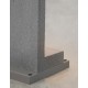 Gray Concrete & Aluminium LED GU10 2x10 Watt 100-240 Volt Bulb Excluded IP65 L: 20 W: 12 H: 60 cm 