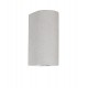 White Sandstone Glass Diffuser LED GU10 2x7 Watt IP65 100-240 Volt Bulb Excluded Light Up & Down D: 8.6 W: 10 H: 18 cm 