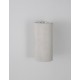 White Sandstone Glass Diffuser LED GU10 2x7 Watt IP65 100-240 Volt Bulb Excluded Light Up & Down D: 8.6 W: 10 H: 18 cm 