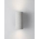 White Sandstone Glass Diffuser LED GU10 2x7 Watt IP65 100-240 Volt Bulb Excluded Light Up & Down D: 8.6 W: 10 H: 18 cm 