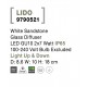 White Sandstone Glass Diffuser LED GU10 2x7 Watt IP65 100-240 Volt Bulb Excluded Light Up & Down D: 8.6 W: 10 H: 18 cm 