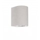 White Sandstone Glass Diffuser LED GU10 1x7 Watt IP65 100-240 Volt Bulb Excluded Light Down D: 8.6 W: 10 H: 12 cm 