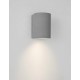 Gray Concrete Glass Diffuser LED GU10 1x7 Watt IP65 100-240 Volt Bulb Excluded Light Down D: 8.6 W: 10 H: 12 cm 