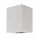 White Sandstone Glass Diffuser LED GU10 1x7 Watt IP65 100-240 Volt Bulb Excluded Light Down L: 8.6 W: 10 H: 12 cm 