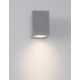 Gray Concrete Glass Diffuser LED GU10 1x7 Watt IP65 100-240 Volt Bulb Excluded Light Down L: 8.6 W: 10 H: 12 cm 