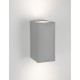 Gray Concrete Glass Diffuser LED GU10 2x7 Watt IP65 100-240 Volt Bulb Excluded Light Up & Down L: 8.6 W: 10 H: 18 cm 