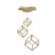 Pendant Light Yellow Bronze Dim 110W 3000K 8250lm D55.5 H150 