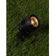 Sandy Black Aluminium LED 7 Watt 220-240 Volt 398Lm 2700K IP65 D: 6.5 H: 11 cm 