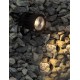 Sandy Black Aluminium LED 10 Watt 220-240 Volt 697Lm 2700K IP65 D: 6.5 H: 11 cm 
