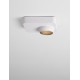 White Aluminium & Steel Fingerprint Resistant Paint LED 9 Watt 220-240 Volt 717Lm 3000K IP20 L: 14 W: 11 H: 5 cm 
