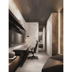 Touch Dimmable Black Aluminium & Steel Fingerprint Resistant Paint LED 9 Watt 220-240 Volt 717Lm 3000K IP20 L: 14 W: 11 H: 2